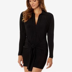 Norma Kamali Tie Front Dress